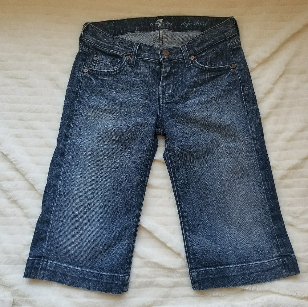 7 For All ManKind  Dojo Cropped Jeans 25 pants